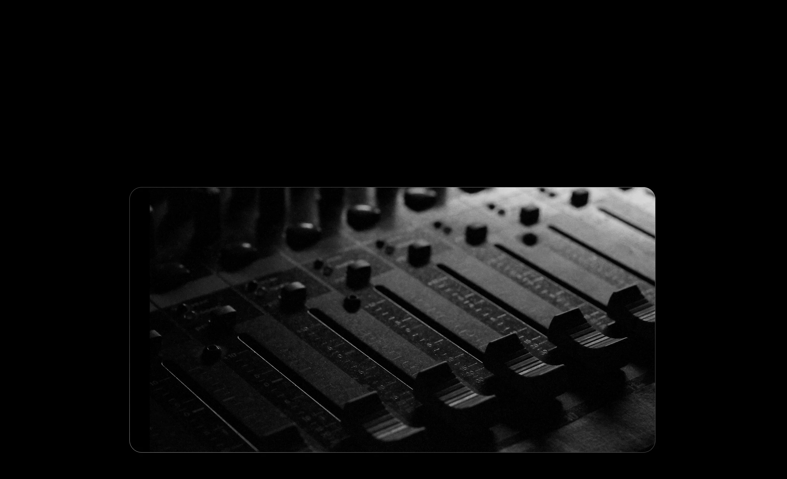 Audio mixer controls